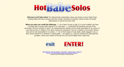 Desktop Screenshot of hotbabesolos.com